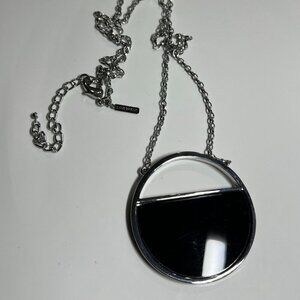 Lane Bryant Black Circle Fashion Necklace